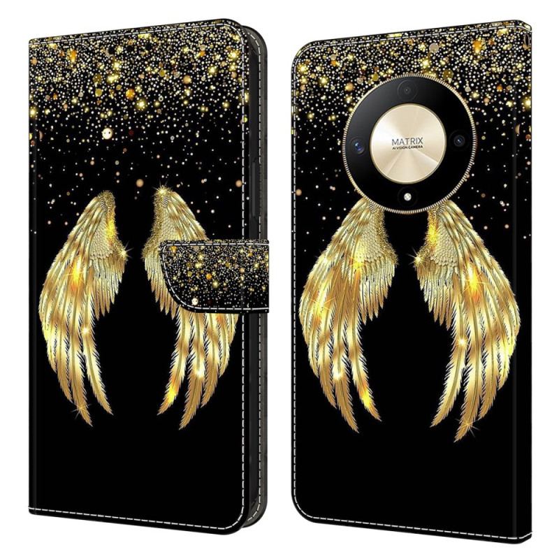Housse Honor Magic 6 Lite / X9b Ailes d'or