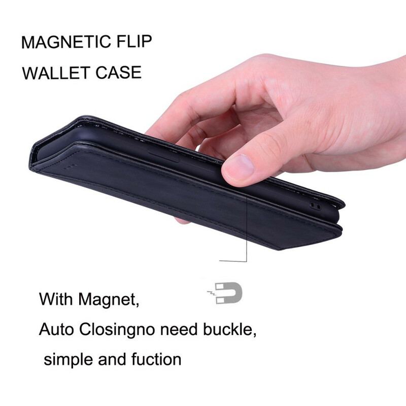 Flip Cover Huawei P Smart 2020 Effet Cuir Business Bicolore