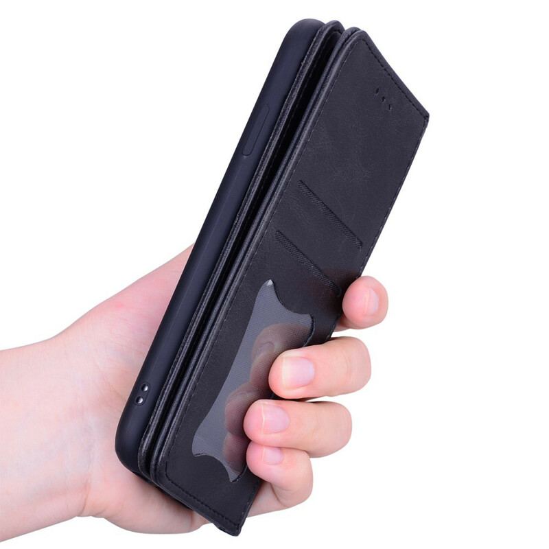 Flip Cover Huawei P Smart 2020 Effet Cuir Business Bicolore