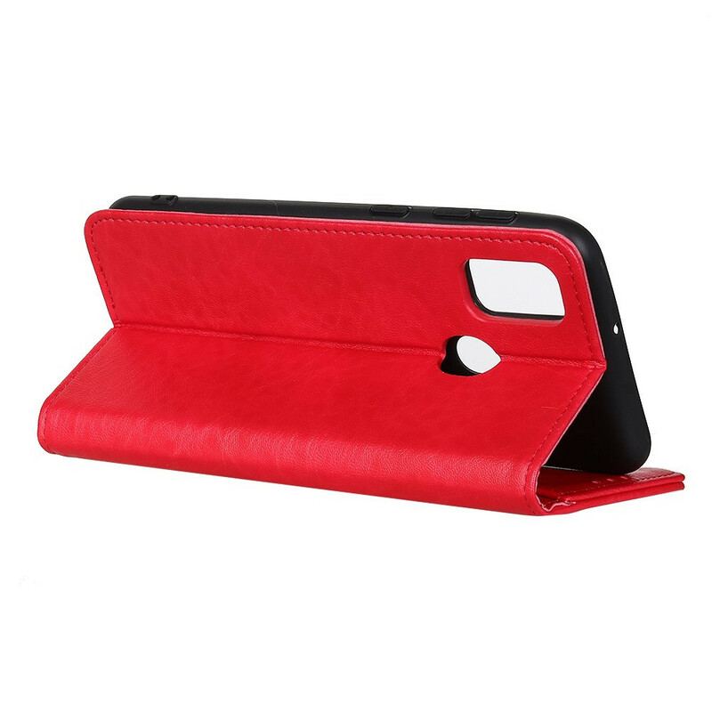 Flip Cover Huawei P Smart 2020 Magnétique Effet Cuir