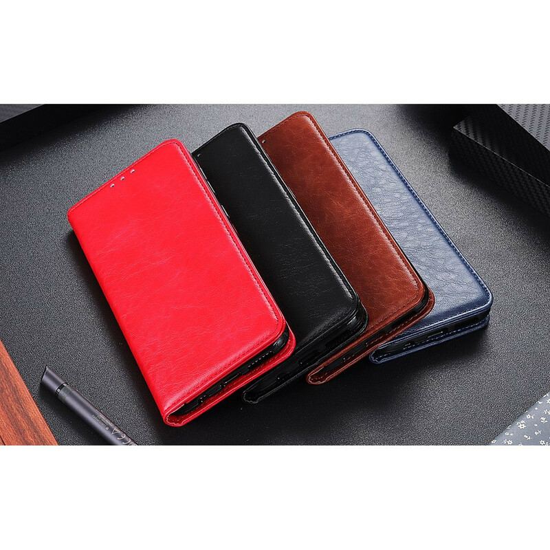 Flip Cover Huawei P Smart 2020 Magnétique Effet Cuir