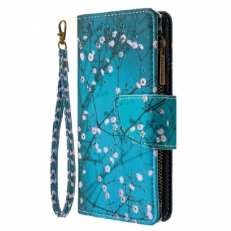 Housse Huawei P Smart 2020 Poche Zippée Arbre