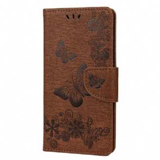 Housse Huawei P smart 2020 Splendides Papillons à Lanière