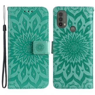 Housse Moto E40 / E30 / E20 Fleur de Soleil