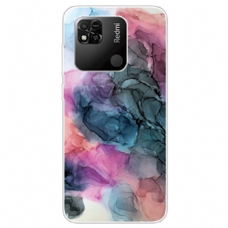 Coque Xiaomi Redmi 10A Marbre Aquarelle