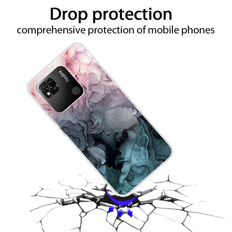 Coque Xiaomi Redmi 10A Marbre Aquarelle