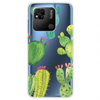 Coque Xiaomi Redmi 10A Transparente Cactus