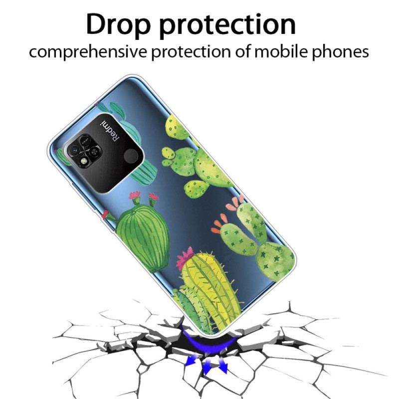 Coque Xiaomi Redmi 10A Transparente Cactus