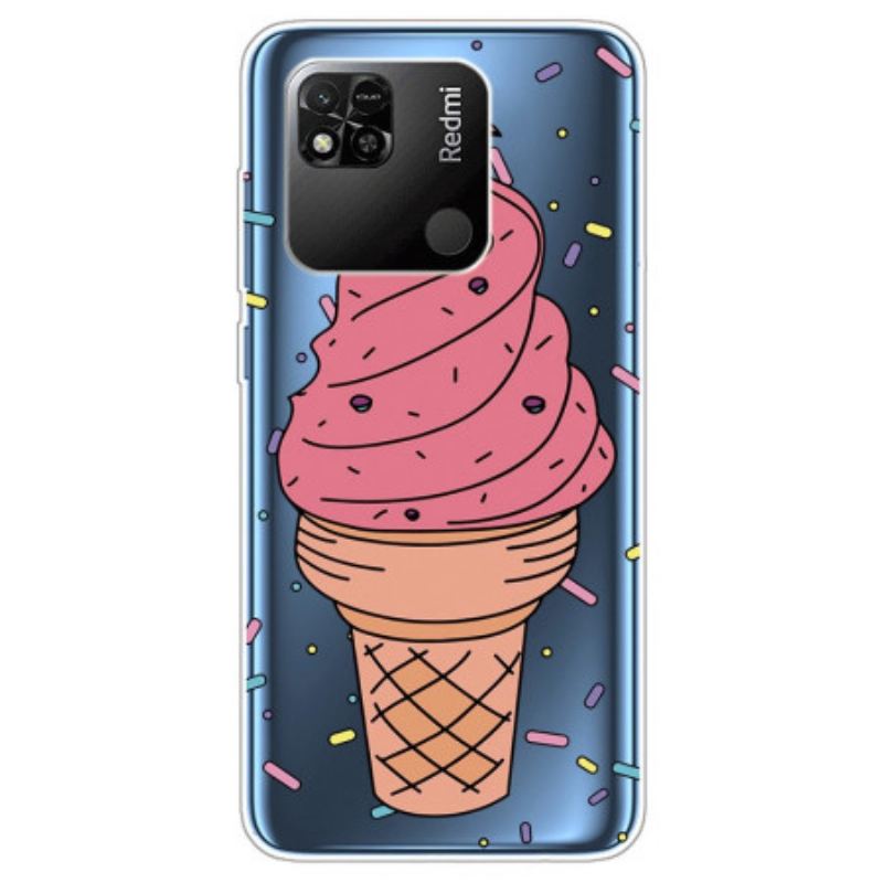 Coque Xiaomi Redmi 10A Transparente Crème Glacée