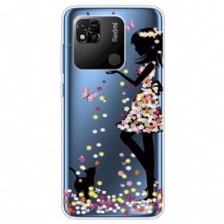 Coque Xiaomi Redmi 10A Transparente Jeune Fille