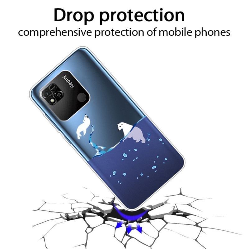 Coque Xiaomi Redmi 10A Transparente Jeux de Mer