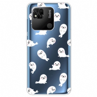 Coque Xiaomi Redmi 10A Transparente Lions des Mers