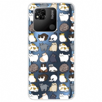 Coque Xiaomi Redmi 10A Transparente Multiples Chats
