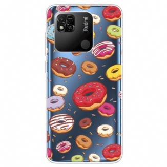 Coque Xiaomi Redmi 10A Transparente Multiples Donuts