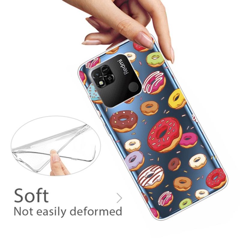 Coque Xiaomi Redmi 10A Transparente Multiples Donuts