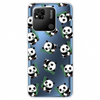 Coque Xiaomi Redmi 10A Transparente Petits Pandas