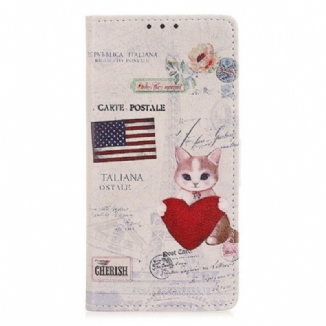 Housse Xiaomi Redmi 10A Chat Voyageur