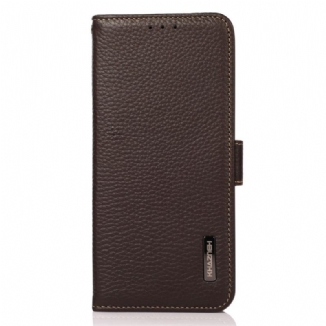 Housse Xiaomi Redmi 10A Cuir Litchi KHAZNEH RFID