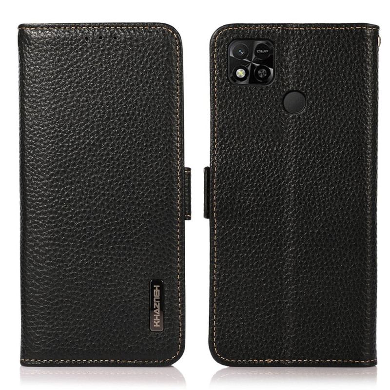 Housse Xiaomi Redmi 10A Cuir Litchi KHAZNEH RFID
