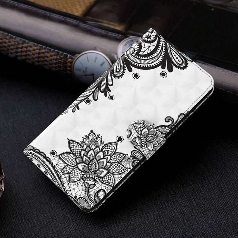 Housse Xiaomi Redmi 10A Dentelle à Lanière