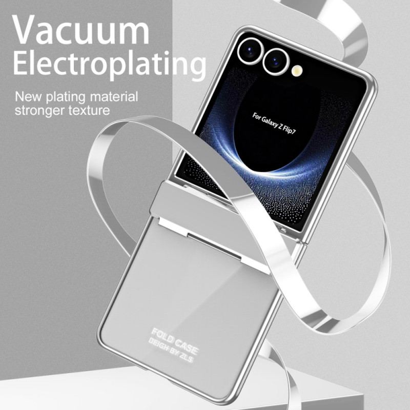 Coque Samsung Galaxy Z Flip 7 5G Design Métallisé Anti-Empreintes