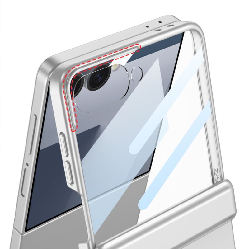 Coque Samsung Galaxy Z Flip 7 avec Fixation Magnétique, Protection de Charnière et marque GKK
