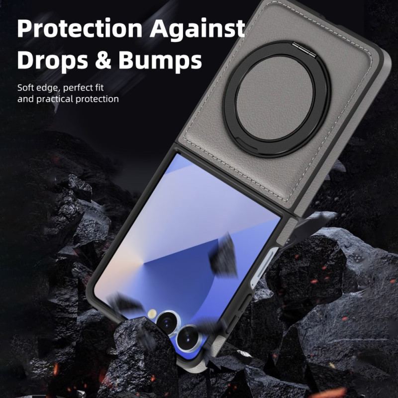 Coque Samsung Galaxy Z Flip 7 Compatible MagSafe Anneau-Support