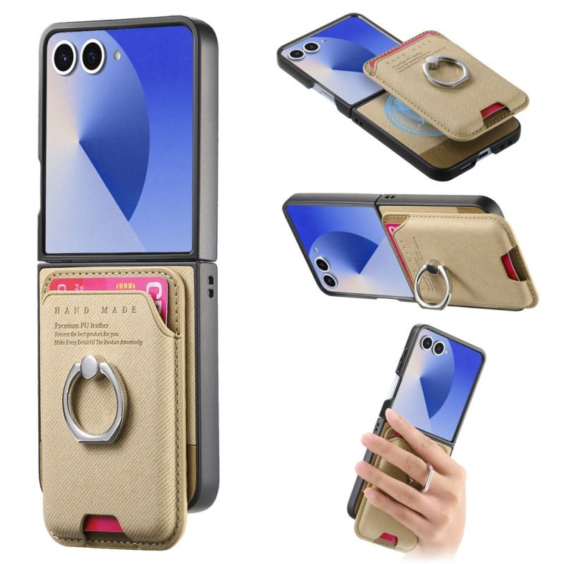 Coque Samsung Galaxy Z Flip 7 Compatible MagSafe avec Porte-Cartes Détachable