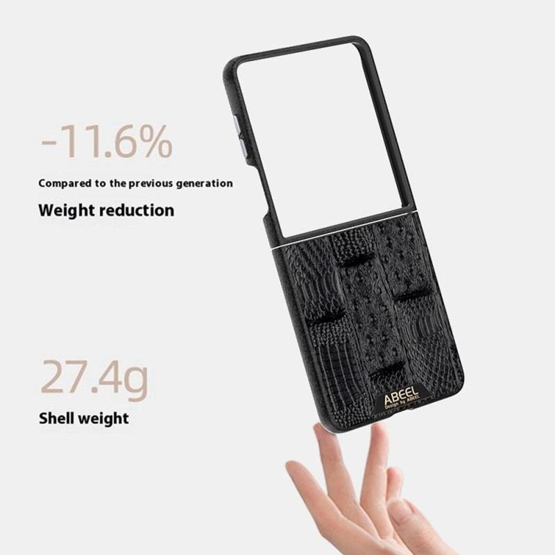 Coque Samsung Galaxy Z Flip 7 Compatible MagSafe Micro-Gaufrage ABEEL