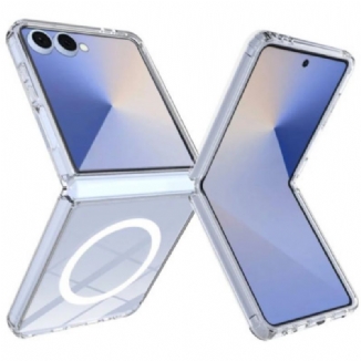 Coque Samsung Galaxy Z Flip 7 Compatible MagSafe Transparente