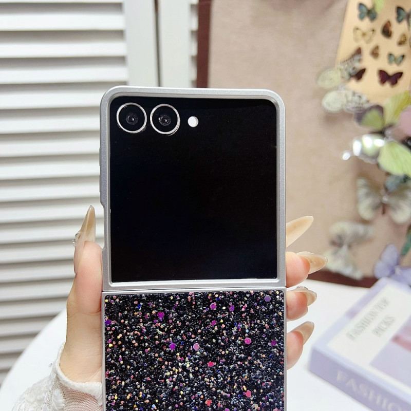 Coque Samsung Galaxy Z Flip 7 Design Pailleté