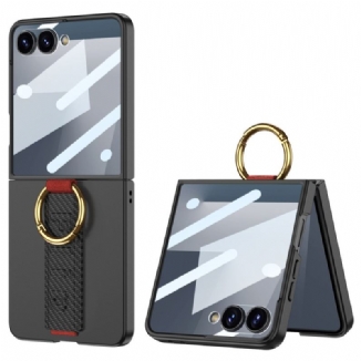 Coque Samsung Galaxy Z Flip 7 Dragonne et Protection Écran GKK