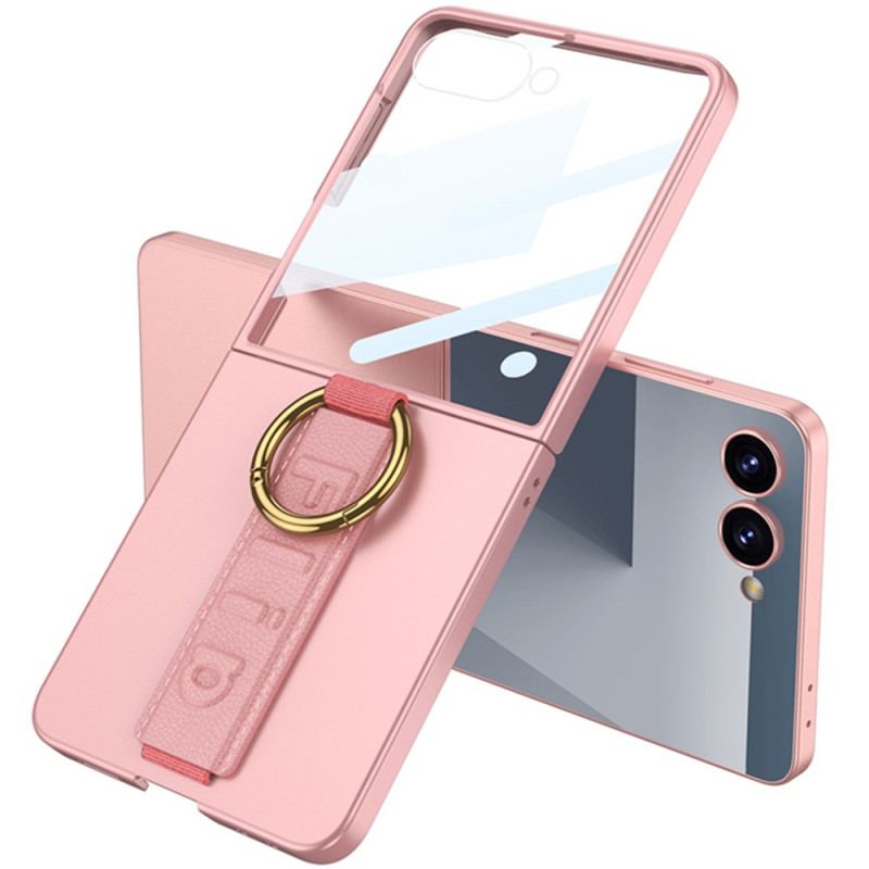 Coque Samsung Galaxy Z Flip 7 Dragonne et Protection Écran GKK