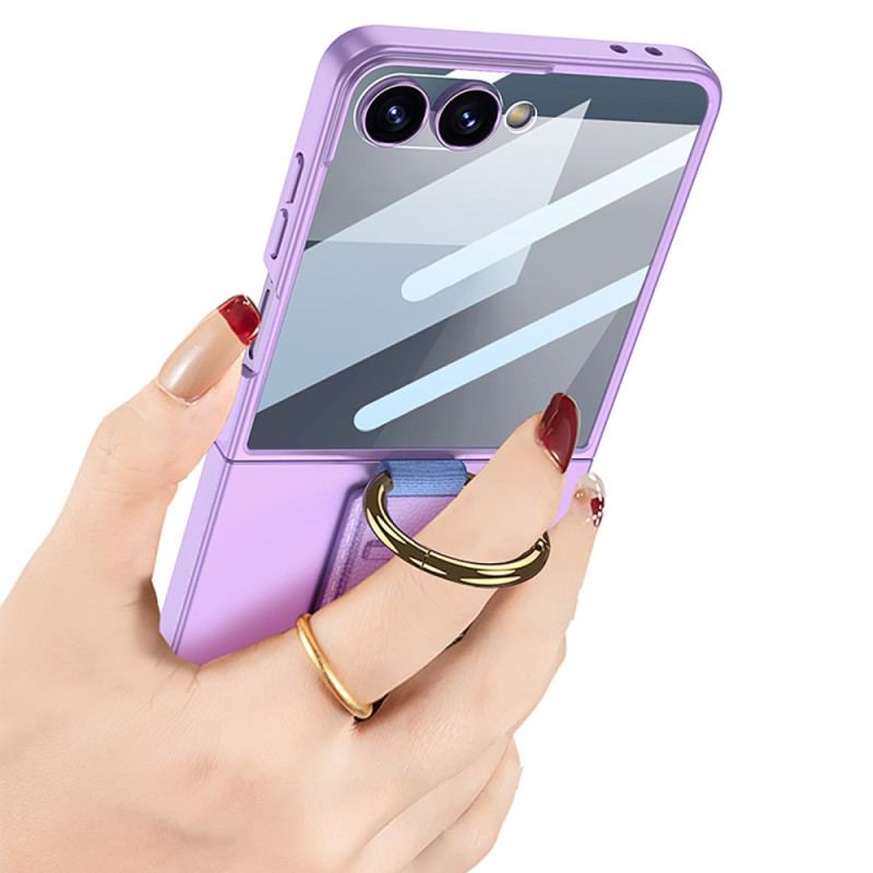 Coque Samsung Galaxy Z Flip 7 Dragonne et Protection Écran GKK