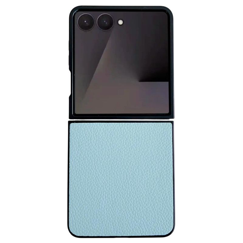 Coque Samsung Galaxy Z Flip 7 Effet Cuir Texturé