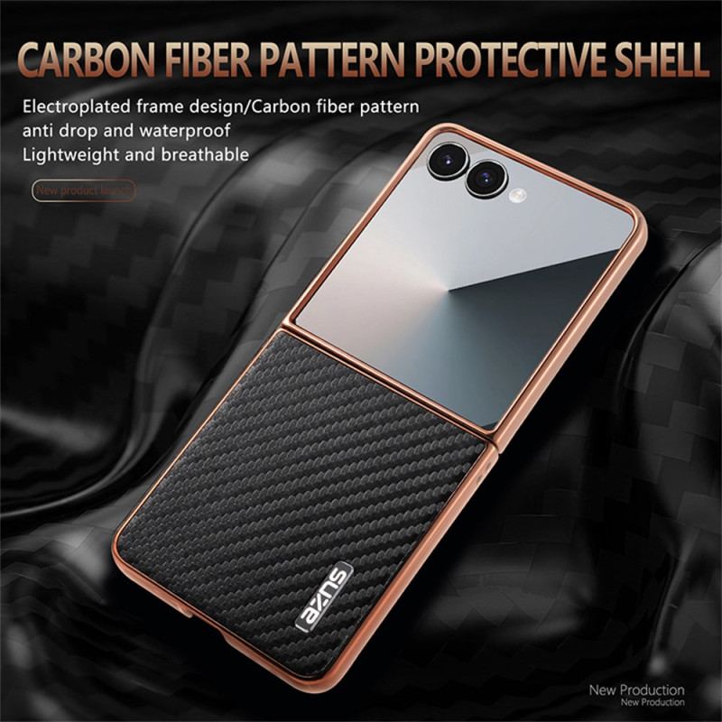 Coque Samsung Galaxy Z Flip 7 Fibre Carbone AZNS