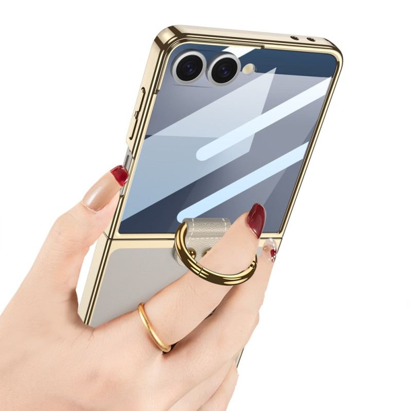 Coque Samsung Galaxy Z Flip 7 Film Protecteur et Support-Anneau GKK