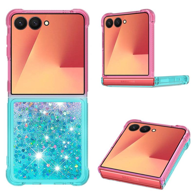 Coque Samsung Galaxy Z Flip 7 Gradient Paillettes