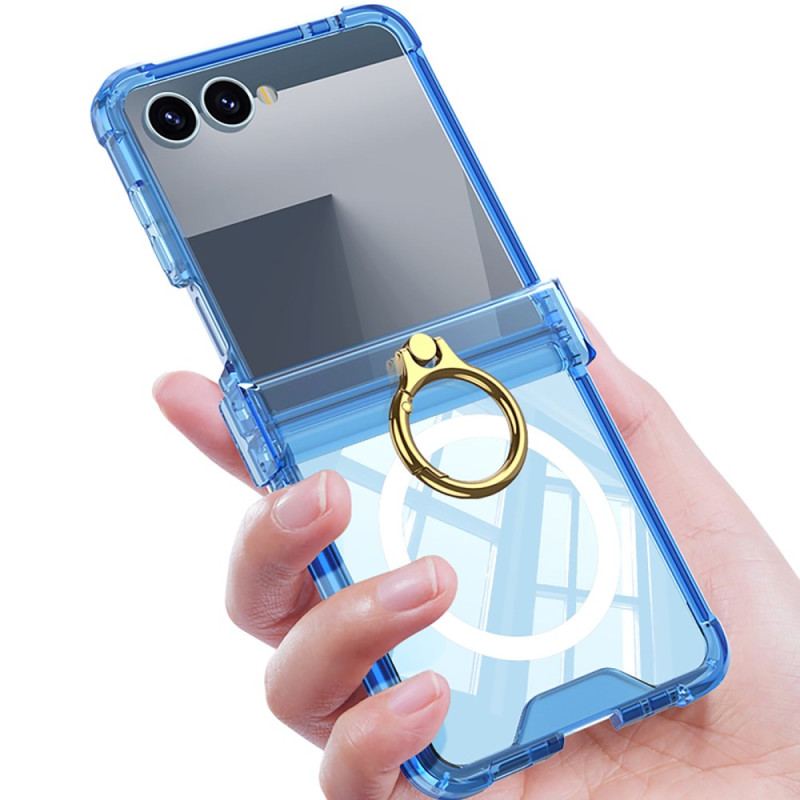 Coque Samsung Galaxy Z Flip 7 Magnétique avec Support-Anneau