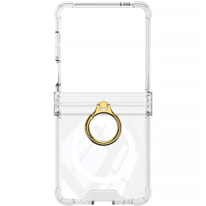 Coque Samsung Galaxy Z Flip 7 Magnétique avec Support-Anneau