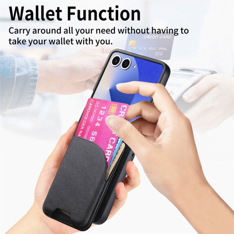 Coque Samsung Galaxy Z Flip 7 Magnétique avec Support et Porte-Cartes détachable