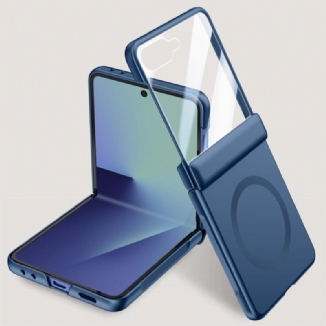 Coque Samsung Galaxy Z Flip 7 Magnétique Effet Métal