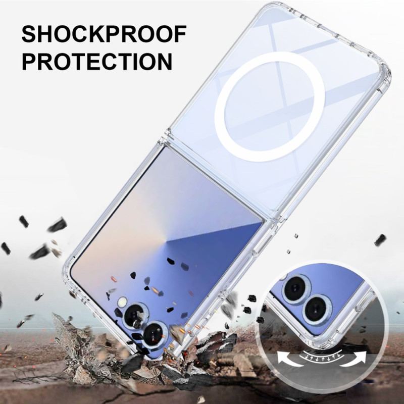 Coque Samsung Galaxy Z Flip 7 Magnétique Transparente