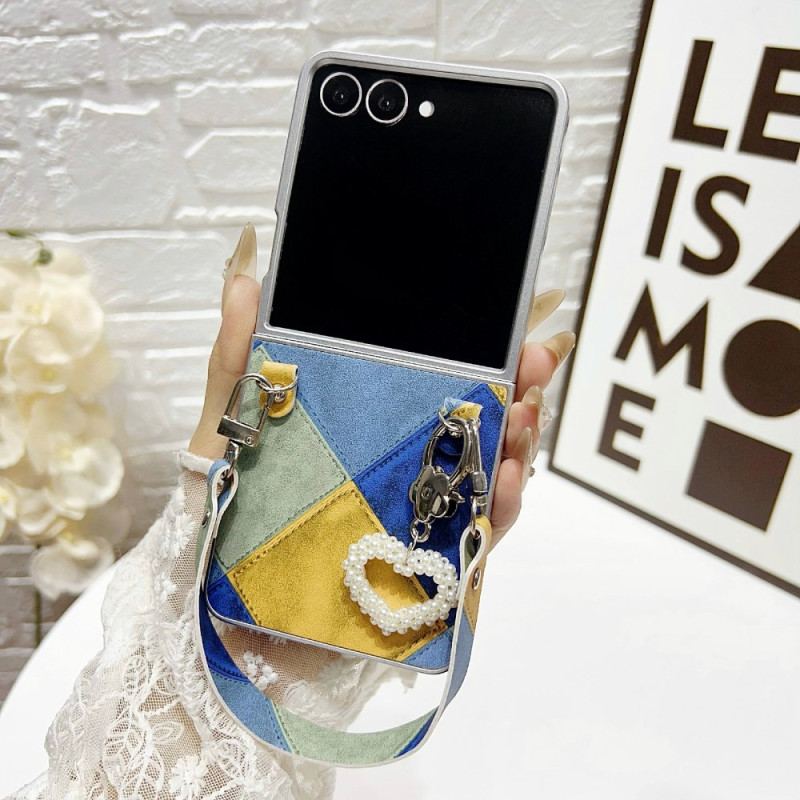 Coque Samsung Galaxy Z Flip 7 Pendentif et Dragonne