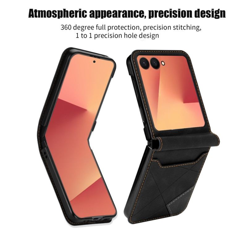 Coque Samsung Galaxy Z Flip 7 Porte-Cartes Motif