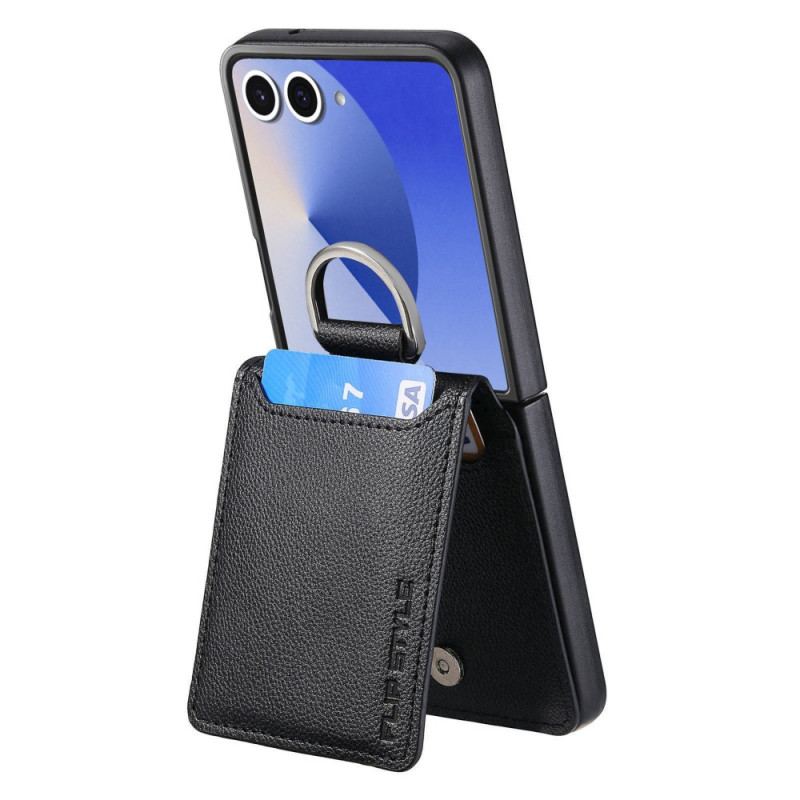 Coque Samsung Galaxy Z Flip 7 Premium Porte-Cartes et Support