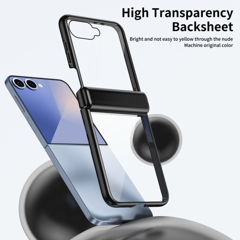 Coque Samsung Galaxy Z Flip 7 Protection de Charnière Effet Métal