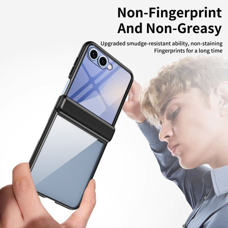 Coque Samsung Galaxy Z Flip 7 Protection de Charnière Effet Métal