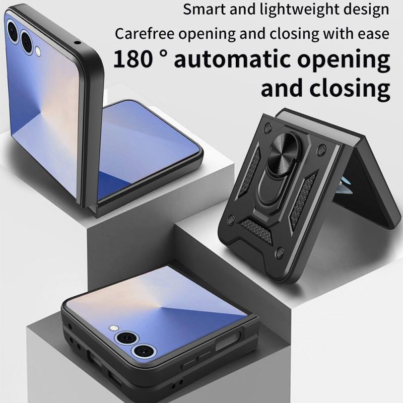Coque Samsung Galaxy Z Flip 7 Robuste avec Anneau-Support