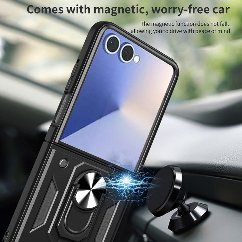 Coque Samsung Galaxy Z Flip 7 Robuste avec Anneau-Support